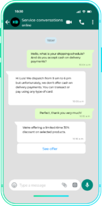Keybe KB: WhatsApp Service